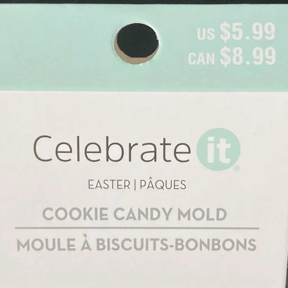 ⭐️ Celebrate It Spring Easter Plastic Cookie Candy Mold